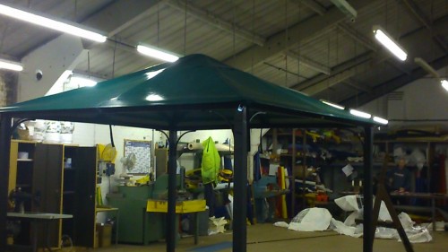 Large Gazebo Under Fabrication